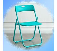 Chaises pliantes portables pour intérieur/extérieur, cadre en métal, bleu ciel, idéales pour les mariages, les fêtes et le bureau, légères et compactes, siège pliable de qualité commerciale
