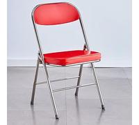 Chaises pliantes rembourrées avec support dorsal en métal durable pour économiser de l'espace pour une utilisation en intérieur/extérieur, parfaites pour la maison, le bureau, les événements, coussin