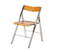 Chaises pliantes transparentes - Chaises de salle à manger en plastique PET avec dossier, design peu encombrant pour événements intérieur/extérieur, parfait pour les mariages, les réunions et les