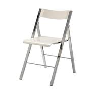 Chaises pliantes transparentes, design compact et confortable, pour l'intérieur et l'extérieur, pour réunion, mariage, salle d'attente