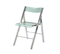 Chaises pliantes transparentes - Design compact pour une utilisation confortable en intérieur et en extérieur dans les réunions, les mariages et les salles d'attente