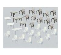 Faller – Modélisme – F272441 – Chaises et tables de jardin