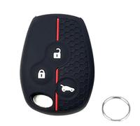 Chaixii Coque de clé de voiture en silicone à 3 boutons avec Renaul-t Clio/Twingo/Master/Kangoo/Trafic /Modus/Duster/Vivaro/Espace/Dacia