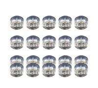 CHAKAE 20 Pièces Transparents Silicone Oreille De Sécurité Sécurité Allergie Fermer des Bouchons d'oreille pour Les Mariages Et Les Porte-Oreilles Légères À Usage Quotidien