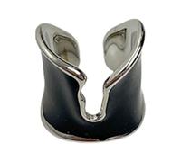 CHAKAE Bagues ouvertes élégantes avec forme irrégulière pour femme - Accessoires de bijoux en métal réglables - Attrayant les yeux, taille unique, Comme décrit, Comme décrit.
