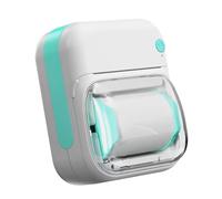 CHAKAE Batterie rechargeable pour imprimante thermique multifonction - Prend en charge l'impression d'étiquettes photo et de code - Comprend une imprimante rechargeable en rouleau de papier