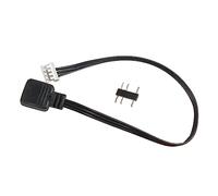 CHAKAE Câble adaptateur pour contrôleur de ventilateur, petit 4 broches/6 broches vers 5 V ARGB 3 broches, adaptateur de contrôleur 4 broches/6 broches