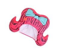 CHAKAE Chapeau avec nœud pour Halloween, perruque en peluche pour bal masqué, Halloween, chapeau de dessin animé