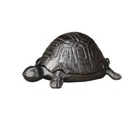 CHAKAE Coffre-fort discret en forme de tortue pour une utilisation en extérieur - Boîte de rangement pour objets de valeur sur le thème des animaux - Décoration de jardin et de terrasse