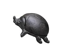 CHAKAE Coffre-fort discret en forme de tortue pour une utilisation en extérieur - Boîte de rangement pour objets de valeur sur le thème des animaux - Décoration de jardin et de terrasse