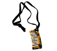 CHAKAE Collier peigne en acétate tendance confortable avec longueur réglable pour un ajustement personnalisé et jeune accessoire de mode, taille unique, Comme décrit, Comme décrit.