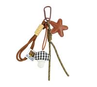 CHAKAE Creative Star Inspired Keychain Élégant Charmand Practical Metal Craft Decoration Pour Tenue Décontractée Amélioration Du Multifonctionnel Accessoire