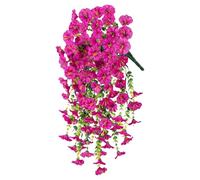 CHAKAE Faux eucalyptus avec gloire du matin - Décoration florale artificielle - Accessoire de fleurs à suspendre pour bureau ou magasin - Eucalyptus artificiels - Fleur en soie