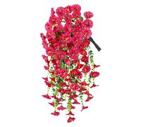CHAKAE Faux eucalyptus avec gloire du matin - Décoration florale artificielle - Accessoire de fleurs à suspendre pour bureau ou magasin - Eucalyptus artificiels - Fleur en soie