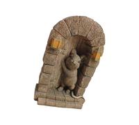 CHAKAE Figurine imaginative avec texture de pierre pour raconter des histoires et exposer le jardin