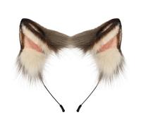 CHAKAE Joli bandeau d'oreille en peluche confortable pour femmes et filles