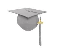 CHAKAE Joli chapeau de remise de diplôme à franges unisexe avec fermeture pour l'obtention d'un diplôme - Décoration cosplay pour adultes et enfants - Performances sur scène