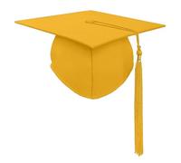 CHAKAE Joli chapeau de remise de diplôme à franges unisexe avec fermeture pour l'obtention d'un diplôme - Décoration cosplay pour adultes et enfants - Performances sur scène