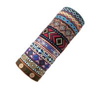 CHAKAE Lot de 10 bracelets d'amitié tressés multicolores faits à la main - Style bohème - Avec motifs colorés - Ornement confortable, taille unique, Comme décrit