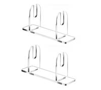 CHAKAE Lot de 2 ou 3 supports de rangement en acrylique transparent pour éventails pliants dans différents réglages