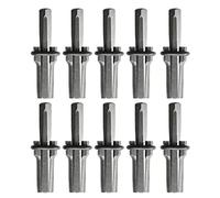 CHAKAE Paquet de 10 Cales et Cales de Plumes Robustes, Bouchon et cale de 5/8 Pouces, séparateur de Pierre de Roche en béton, Outil à Main