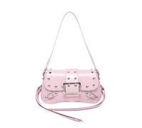 CHAKAE Sac à main élégant et élégant en cuir synthétique pour aisselles - Convient pour diverses occasions, du travail aux loisirs, sac pratique, b, One Size