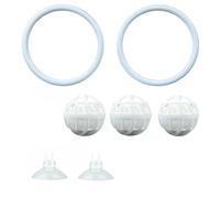 CHAKAE Suite Bettas Anneaux De Poisson Set Aquatics Turtles Jouet avec Balle Nitrifiante pour Réservoirs De Poisson Systèmes Filtration Filtrations Betta Système