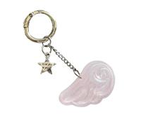 CHAKAE Sweet Bright Color Resin Keychain Angel Wing And Star Designs Gift Trendy Pour Les Adolescentes DÉCORS ADORABLES DES DÉCORS ADORABLES POUR GILLES