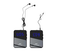 CHAKAE Transmission sans Fil du Moniteur des Écouteurs Systematic UHF Réduction du Bruit De Récepteur Rechargeable pour La Bande De sans Fil Live Band Live