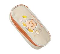 CHAKAE Trousse à crayons de grande capacité, compartiments spacieux, trousse à crayons multifonction avec fermeture éclair, sac de rangement pour étudiant de grande capacité, C