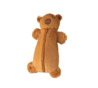 CHAKAE Trousse à crayons en peluche douce avec fermeture éclair pour étudiant adulte Grande capacité Trousse de rangement cosmétique de voyage Animal unique, a