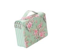 CHAKAE Trousse à crayons multifonction avec fermeture éclair pour adulte et adolescent - Grande trousse avec 200 compartiments, Vert