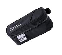 CHAKAE Trousse à crayons multifonctionnelle pour étudiant de grande capacité - Sac de rangement à fermeture éclair - Pochette de rangement à large ouverture, Noir