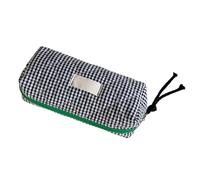 CHAKAE Trousse à crayons tendance avec fermeture éclair - 19,1 x 8,9 x 6,1 cm - Pour étudiants et adultes - Grande capacité - Trousse de maquillage de voyage, Noir