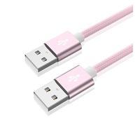 CHAKAE USB 2.0 Fast Charging Cable 480Mbps Transfer Speed USB 2.0 Male to Male for USB Reader Hard Laptops