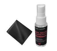 CHAKAE Vinyls Nettoyant pour disques 30 ml avec liquide de nettoyage et chiffon en microfibre
