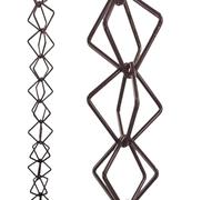 CHAKEUZND Décorations de Jardin, Chaîne de Pluie, récupérateur d'eau, chaîne extérieure(5m(16.4ft))