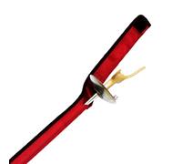 CHAKEUZND Sac d'escrime, Housse d'épée d'escrime Adulte en Toile Oxford for épée, Sabre et fleuret, 140 cm, Multicolore(Red)