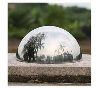 CHAKEUZND sphères de Jardin, Boule de Jardin réfléchissante en Acier Inoxydable Creuse argentée, Plusieurs Tailles(32mm/1.3in)