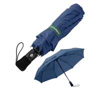 Chakipee Parapluie Pliant Compact - Parapluies de Voyage Portables, Parapluie Homme Automatique Resistant Vent, Revêtement en Tissu 210T, Portée 97 cm, 8 Sections Bleu Marine