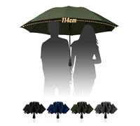 Chakipee Parapluie Pliant Inversé Homme Compact - Voyage Solide Grand Taille Vert Anti Tempete xxl 2 Personnes Automatique Parapluies - Femme Coupe-vent 210T et 10 Sections