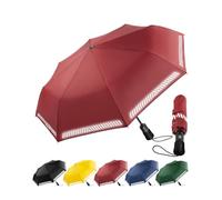 Chakipee Parapluie Pliant Resistant Vent Fort Réfléchissant - 8 Sections de Poche Compact Automatique Solide Parapluies Anti Vent Tempete Armature