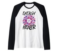 Chakra Aquarelle Guérisseur d'énergie Manche Raglan