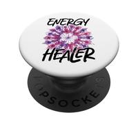Chakra Aquarelle Guérisseur d'énergie PopSockets PopGrip Adhésif