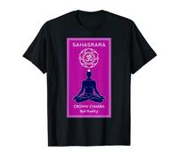 Chakra Couronne Sahasrara Om Yoga Méditation T-Shirt