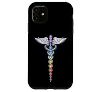 Chakra Energy Caducée Design - Éveil de la Kundalini Coque pour iPhone 11