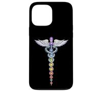 Chakra Energy Caducée Design - Éveil de la Kundalini Coque pour iPhone 13 Pro Max