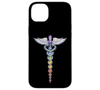 Chakra Energy Caducée Design - Éveil de la Kundalini Coque pour iPhone 14 Plus