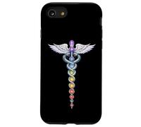 Chakra Energy Caducée Design - Éveil de la Kundalini Coque pour iPhone SE (2020) / 7/8