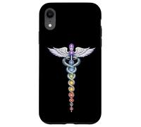 Chakra Energy Caducée Design - Éveil de la Kundalini Coque pour iPhone XR